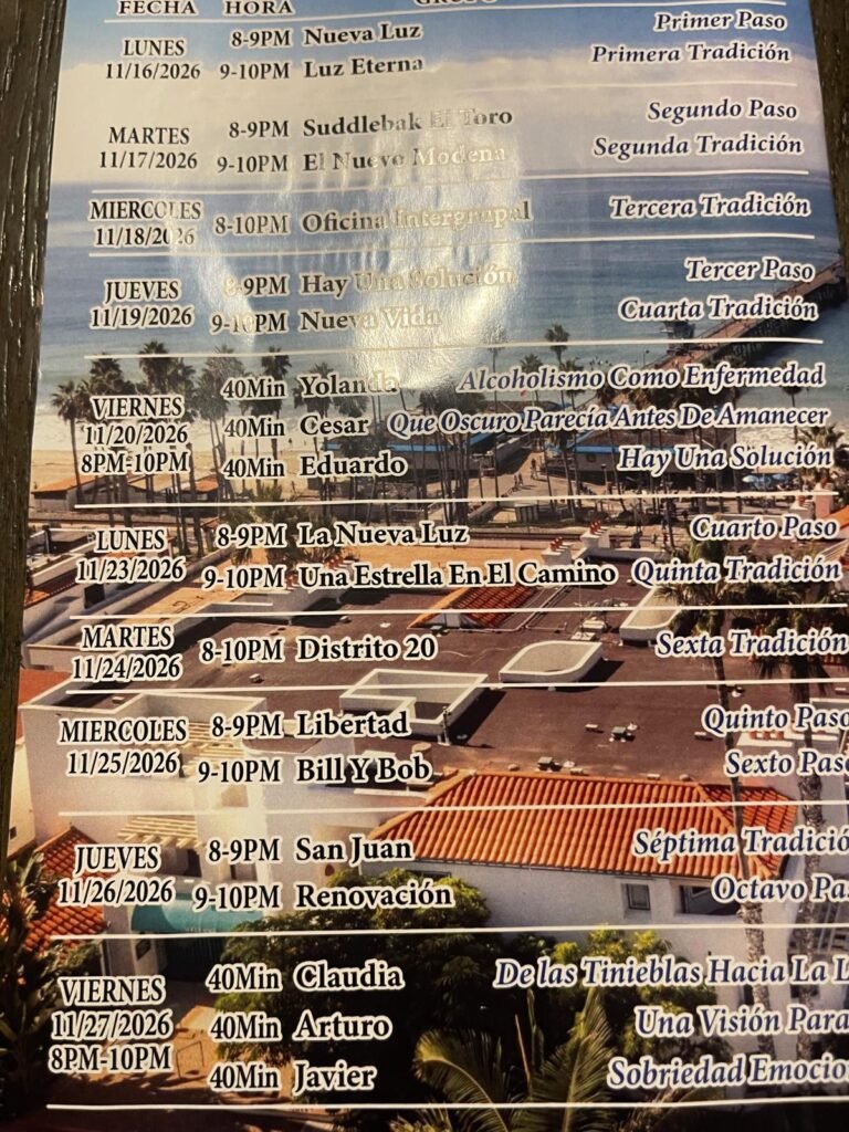 Programacion del Aniversarios